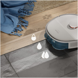 Aspirator robot și mop Philips XU5100/20, 4800 mAh, 10000 Pa, WiFi, navigare LDS, EPA 10, Curățare uscată / umedă, Bej