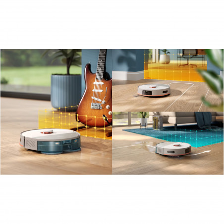 Aspirator robot și mop Philips XU5100/20, 4800 mAh, 10000 Pa, WiFi, navigare LDS, EPA 10, Curățare uscată / umedă, Bej