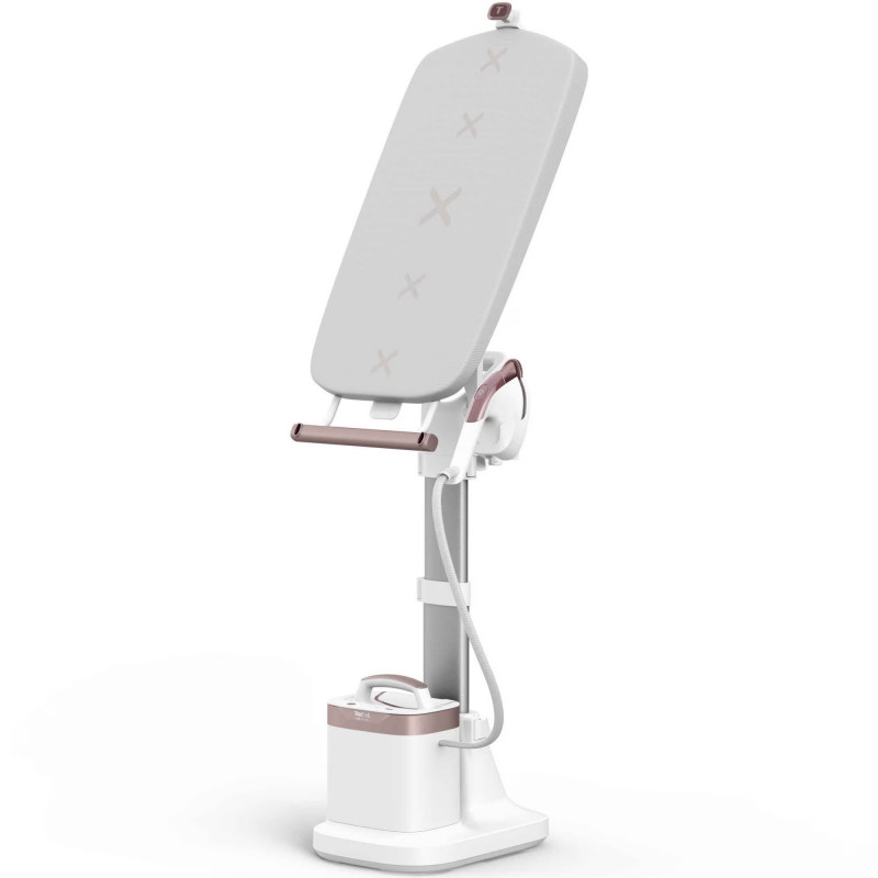 Fier de călcat cu aburi Tefal Ixeo Vision QT1811E0, 2170W, 3 nivele de putere, 1.2 l, 200 g/min, LED backlight, Reîmprospătare și dezinfectare, Auto shut-off, Alb