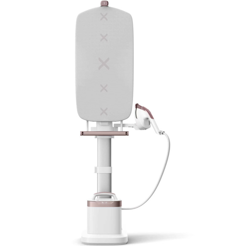 Fier de călcat cu aburi Tefal Ixeo Vision QT1811E0, 2170W, 3 nivele de putere, 1.2 l, 200 g/min, LED backlight, Reîmprospătare și dezinfectare, Auto shut-off, Alb