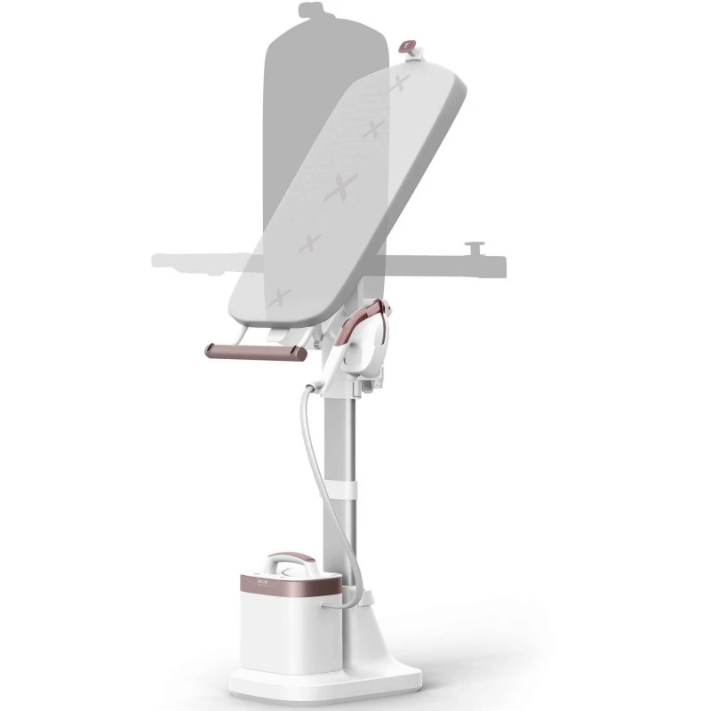 Fier de călcat cu aburi Tefal Ixeo Vision QT1811E0, 2170W, 3 nivele de putere, 1.2 l, 200 g/min, LED backlight, Reîmprospătare și dezinfectare, Auto shut-off, Alb