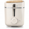 Toaster Philips HD2640/10 Conscious collection, 830 W, Pentru 2 felii, 8 niveluri de coacere, Tavă de firimituri, Dezghețare, Reîncălzire, Alb mat