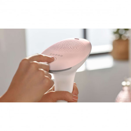 Fotoepilator Philips Lumea Advanced SC1994/00, 250 000 impulsuri, senzor pentru culoarea pielii, filtru UV, alb/roz