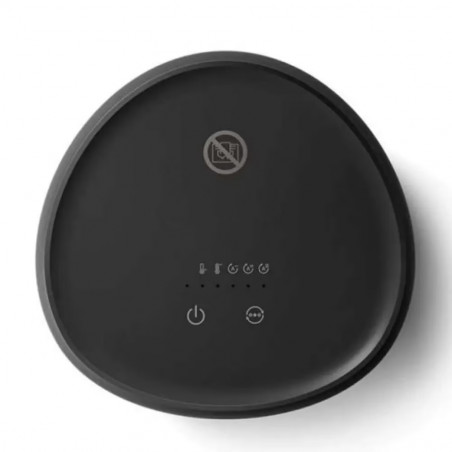 Ventilator-suflantă cu încălzire ceramică Philips CX2120/01, 600/1500 W, Pentru până la 15m2, 3 setări de temperatură, Protecție la răsturnare, Negru