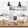 Multicooker Tefal CY851130 Cook4me, 1600 W, 6 L, 6 moduri de gătit, Pornire întârziată, Economisire căldură, Alb