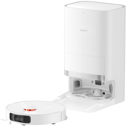 Aspirator robot Xiaomi X20+, 6000 Pa, 140 min, 0.35/4 l, Funcție Mop, Stație de autovidanjare, Navigație LDS, Evitarea obiectelor, Aplicație mobilă, Alb