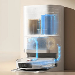 Aspirator robot Xiaomi X20+, 6000 Pa, 140 min, 0.35/4 l, Funcție Mop, Stație de autovidanjare, Navigație LDS, Evitarea obiectelor, Aplicație mobilă, Alb