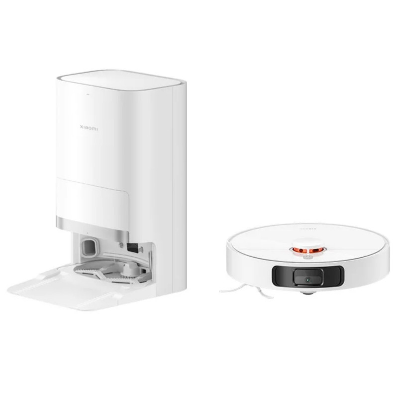 Aspirator robot Xiaomi X20+, 6000 Pa, 140 min, 0.35/4 l, Funcție Mop, Stație de autovidanjare, Navigație LDS, Evitarea obiectelor, Aplicație mobilă, Alb