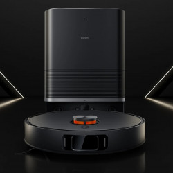 Robot aspirator Xiaomi X20 Max, 8000 Pa, 0,5/4 l, 120 min, Functie mop cu apa calda, Control vocal, Statie de autogolire, Navigatie LDS, Iluminare, Negru