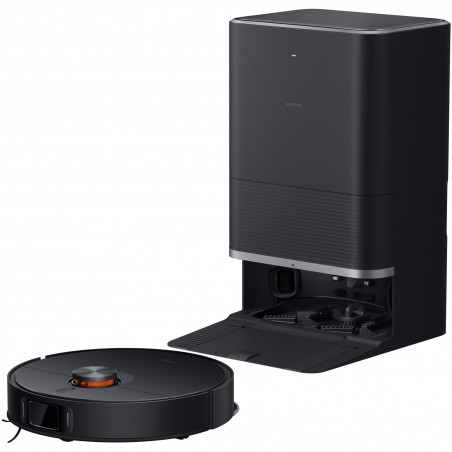 Robot aspirator Xiaomi X20 Max, 8000 Pa, 0,5/4 l, 120 min, Functie mop cu apa calda, Control vocal, Statie de autogolire, Navigatie LDS, Iluminare, Negru