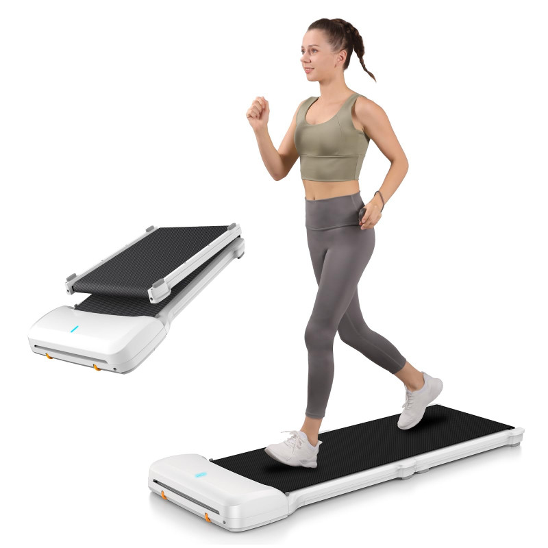 Banda de alergare Xiaomi KingSmith WalkingPad C1, 588W, Până la 90 kg, 0.5/6 km/h, 0.75 hp, 120x41.5 cm, 2 moduri, pliabil, aplicație mobilă, alb