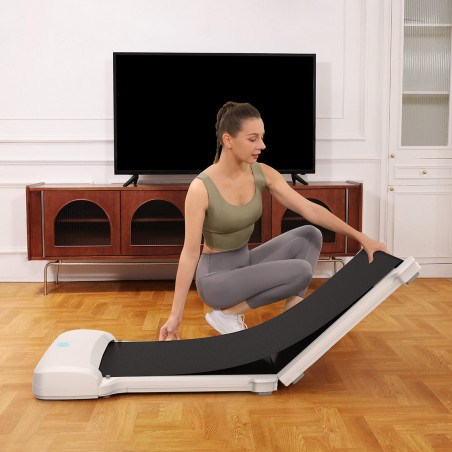 Banda de alergare Xiaomi KingSmith WalkingPad C1, 588W, Până la 90 kg, 0.5/6 km/h, 0.75 hp, 120x41.5 cm, 2 moduri, pliabil, aplicație mobilă, alb