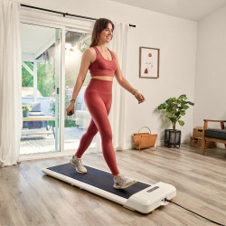 Banda de alergare Xiaomi Kingsmith WalkingPad C2, 1 hp, Pana la 100 kg, 0.5/6 km / h, Wi-Fi, LED, Bluetooth, Aplicatie mobilă, Pliabil, Alb