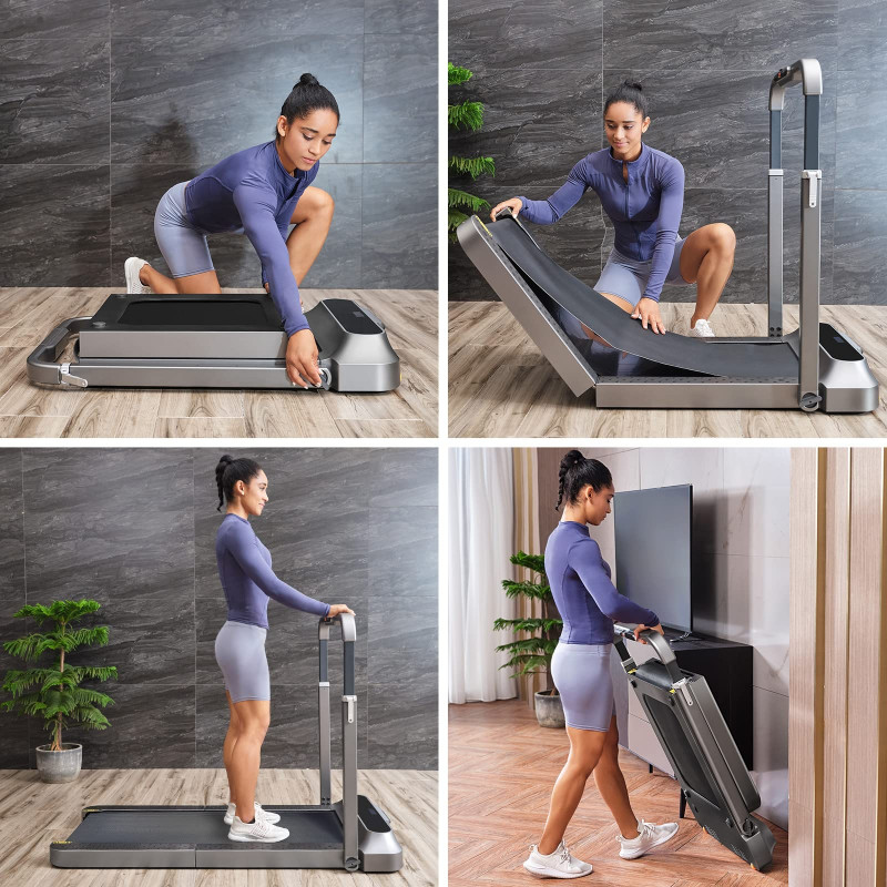 Xiaomi KingSmith WalkingPad R2B TRR2FB Banda de alergare, 918W, până la 110 kg, 0.5/12 km / h, 3 moduri, LED, pliabil, negru / gri