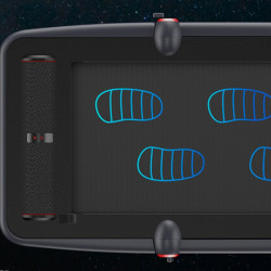 Banda de alergare Xiaomi KingSmith WalkingPad K12, 746W, Până la 100 kg, 0.8/12 km / h, 2 moduri, Indicator valoare măsurată, Aplicație mobilă, Pliabil, LED, Negru
