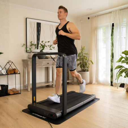 Banda de alergare Xiaomi KingSmith WalkingPad X21, 918W, Până la 110 kg, 0.5/12 km / h, Indicator de valoare măsurată, Aplicație mobilă, OLED, Protecția copilului, Pliabil, Negru