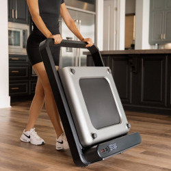 Banda de alergare Xiaomi KingSmith WalkingPad X21, 918W, Până la 110 kg, 0.5/12 km / h, Indicator de valoare măsurată, Aplicație mobilă, OLED, Protecția copilului, Pliabil, Negru