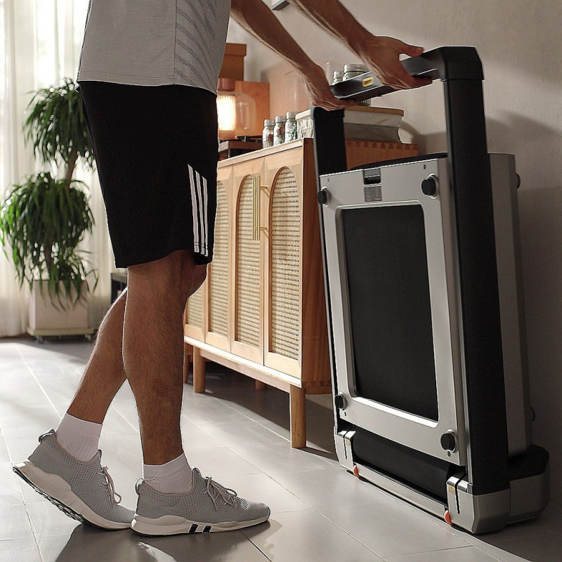 Xiaomi KingSmith WalkingPad X23 Banda de alergare, 1470W, 2 CP, Până la 136 kg, 1/16 km/h, Indicator valoare măsurată, Aplicație mobilă, NFC, LED, Pliabil, Negru