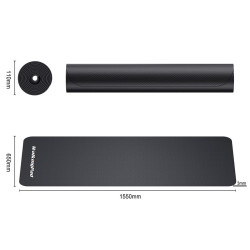 Xiaomi KingSmith Treadmill Mat, 65x155 cm, cauciuc NBR, absoarbe zgomotul și vibrațiile, negru