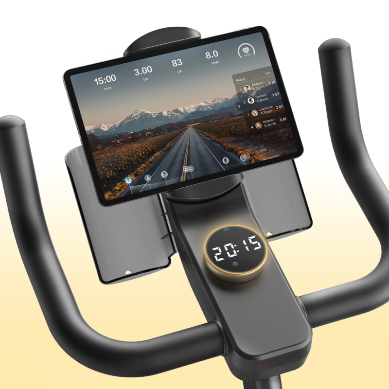 Xiaomi KingSmith PB08S Bicicleta Spinning, volan 8 kg, rezistență magnetică, 40 grade, până la 100 kg, LED, calorii, distanță, aplicație mobilă, alb