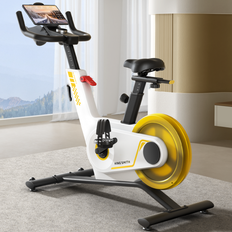 Xiaomi KingSmith PB08S Bicicleta Spinning, volan 8 kg, rezistență magnetică, 40 grade, până la 100 kg, LED, calorii, distanță, aplicație mobilă, alb