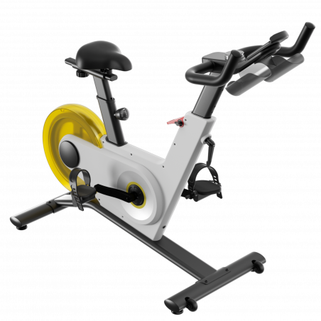 Xiaomi KingSmith PB08S Bicicleta Spinning, volan 8 kg, rezistență magnetică, 40 grade, până la 100 kg, LED, calorii, distanță, aplicație mobilă, alb
