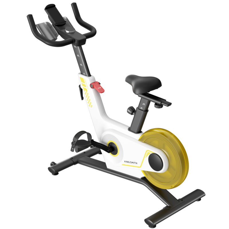 Xiaomi KingSmith PB08S Bicicleta Spinning, volan 8 kg, rezistență magnetică, 40 grade, până la 100 kg, LED, calorii, distanță, aplicație mobilă, alb