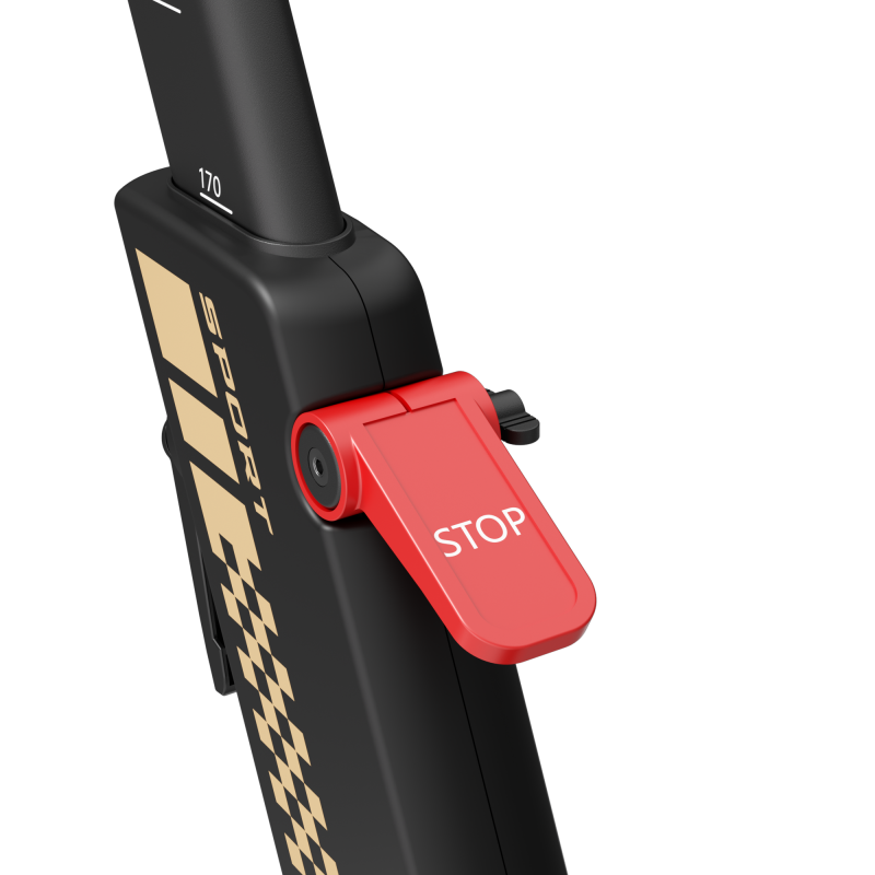 Xiaomi KingSmith PB08S Bicicleta Spinning, volan 8 kg, rezistență magnetică, 40 grade, până la 100 kg, LED, calorii, distanță, aplicație mobilă, negru