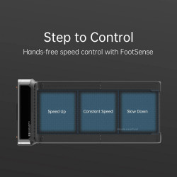 Xiaomi KingSmith WalkingPad R3 Banda de alergare, 735W, 1 hp, Până la 120 kg, 0.5-6 km/h, Afișaj încorporat, Aplicație mobilă, Pliabil, Negru / Gri