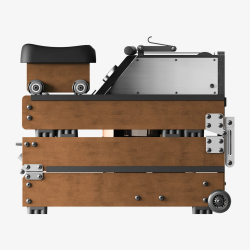 Mașină de vâslit cu apă și rezistență magneticăXiaomi KingSmith WM10, 500N, Rail 117 cm, 5 / 32 grade, 15 / 25 l, pliabil, negru / maro