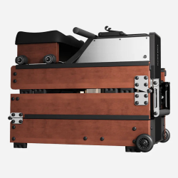 Mașină de vâslit cu apă și rezistență magneticăXiaomi KingSmith WM10, 500N, Rail 117 cm, 5 / 32 grade, 15 / 25 l, pliabil, negru / maro