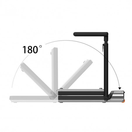 Xiaomi KingSmith WalkingPad R3 Hybrid plus Banda de alergare, 746W, 1 hp, Până la 120 kg, 1-12 km/h, Afișaj încorporat, Aplicație mobilă, Pliabil, Negru / Gri