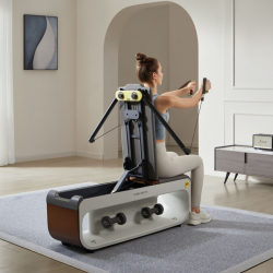 Multifuncțional Xiaomi KingSmith FBB1C, 2 grade de înclinare, corp complet, pliabil, 15 accesorii, alb / maro