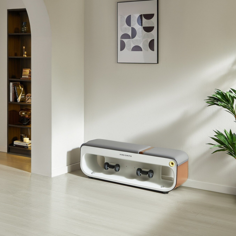 Multifuncțional Xiaomi KingSmith FBB1C, 2 grade de înclinare, corp complet, pliabil, 15 accesorii, alb / maro