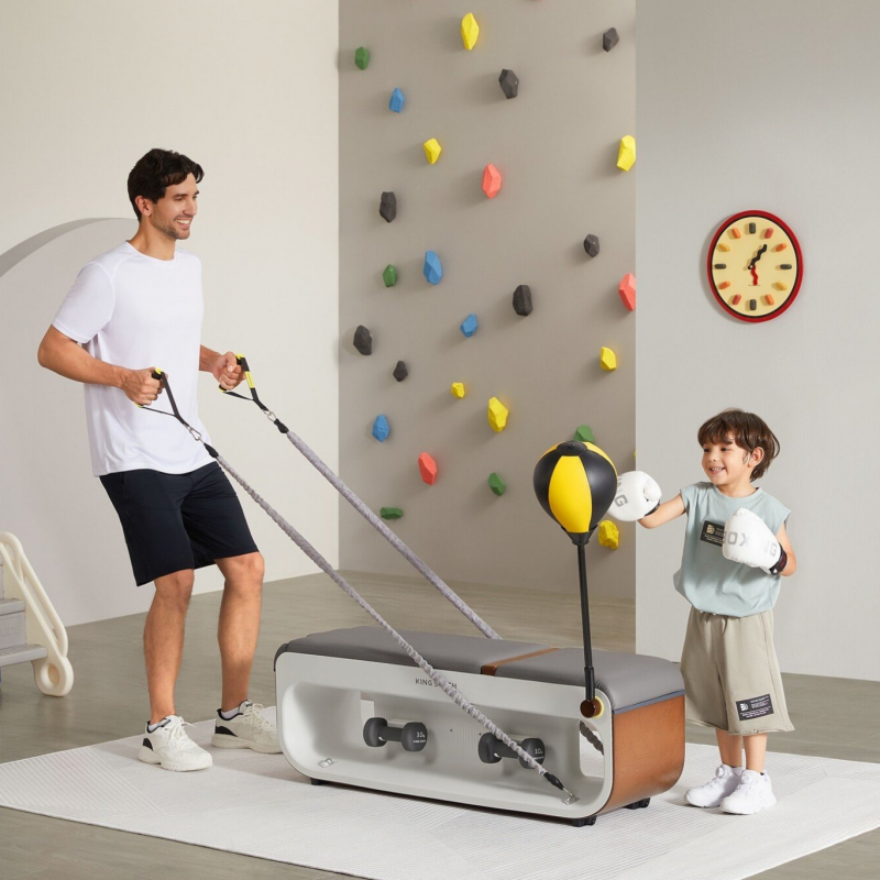 Multifuncțional Xiaomi KingSmith FBB1C, 2 grade de înclinare, corp complet, pliabil, 15 accesorii, alb / maro