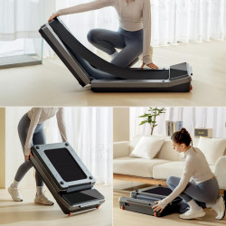 Banda de alergare Xiaomi KingSmith WalkingPad Z3, 1 hp, Până la 110 kg, 1/6 km / h, Wi-Fi, LED, Aplicație mobilă, Protecția copilului, Pliabil, Negru