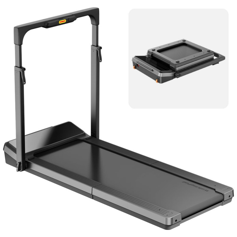 Xiaomi KingSmith WalkingPad Z3 Hybrid Treadmill, 1 hp, până la 110 kg, 1/6.5 km/h, Wi-Fi, LED, aplicație mobilă, protecție pentru copii, pliabil, negru / gri