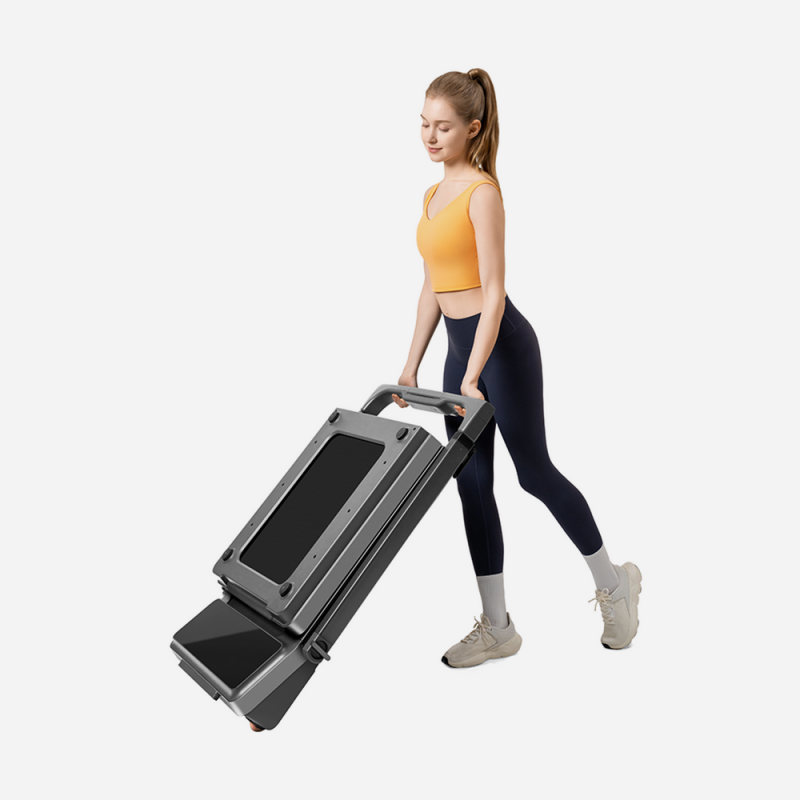 Xiaomi KingSmith WalkingPad Z3 Hybrid Treadmill, 1 hp, până la 110 kg, 1/6.5 km/h, Wi-Fi, LED, aplicație mobilă, protecție pentru copii, pliabil, negru / gri
