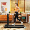 Xiaomi KingSmith WalkingPad Z3 Hybrid Treadmill, 1 hp, până la 110 kg, 1/6.5 km/h, Wi-Fi, LED, aplicație mobilă, protecție pentru copii, pliabil, negru / gri