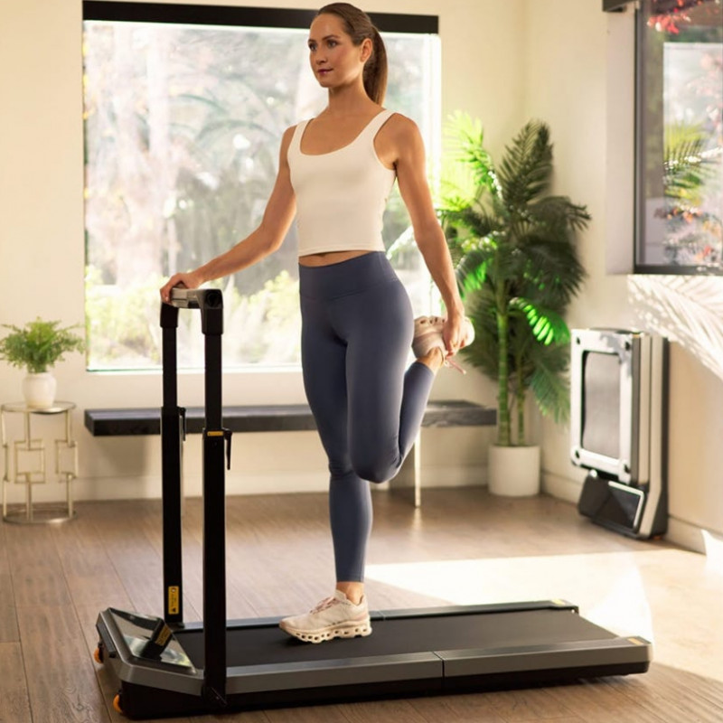 Xiaomi KingSmith WalkingPad Z3 Hybrid + Banda de alergare, 1.2 hp, Până la 110 kg, 1/10 km / h, Wi-Fi, OLED, Control mobil și de la distanță, Protecția copilului, Pliabil, Negru