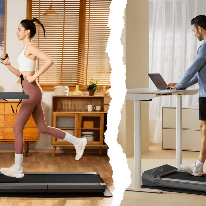 Xiaomi KingSmith WalkingPad Z3 Hybrid + Banda de alergare, 1.2 hp, Până la 110 kg, 1/10 km / h, Wi-Fi, OLED, Control mobil și de la distanță, Protecția copilului, Pliabil, Negru