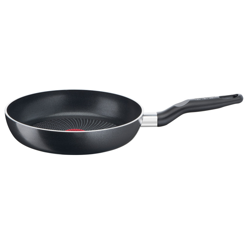 Tigaie Tefal C2720653 Start&Cook, 28 cm, Acoperire din titan, Semnal termic, Thermo-Fusion, Inductie, Negru
