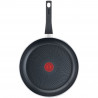 Tigaie Tefal C2720653 Start&Cook, 28 cm, Acoperire din titan, Semnal termic, Thermo-Fusion, Inductie, Negru