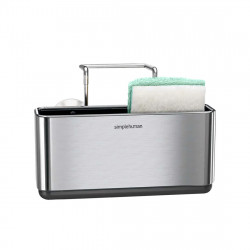 Organizator pentru chiuveta Simplehuman KT1134, 11 x 17,2 x 16 cm, Otel inoxidabil, Inox