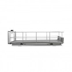Organizator glisant pentru dulapuri Simplehuman KT1120, Pana la 9 kg, 50,2 x 50,8 x 15,2 cm, Otel inoxidabil, Inox/Gri