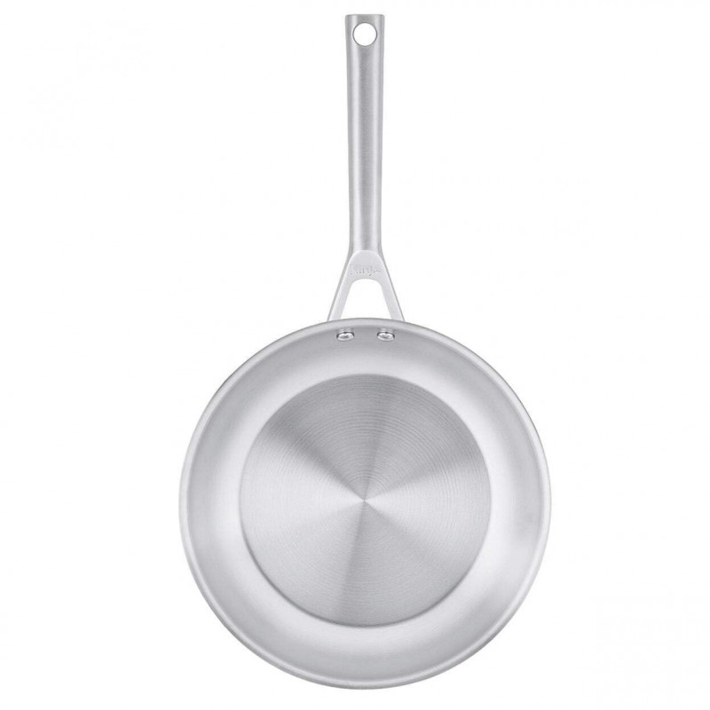 Tigaie Ninja EverClad C90028DE, 28 cm, 3 straturi, Rezistenta la cuptor pana la 315 °C, Fara PFAS, Inductie, Otel inoxidabil