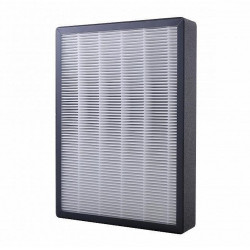 Filtru de rezervă pentru purificatorul și umidificatorul de aer Oberon 110 HYBRID, filtrare în două straturi, HEPA, cărbune activ, absorbție a mirosurilor, bacterii, particule fine, negru