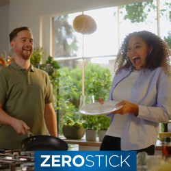 Tigaie Ninja Zerostick Premium C90026DE, 26 cm, Acoperire antiaderenta, Pana la 260°C, Inductie, Negru