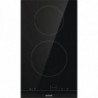 Plita vitroceramica incorporabila Gorenje ECT322BCSC, 2900 W, 9 trepte, 2 zone, StopGo, StayWarm, Blocare pentru copii, Negru