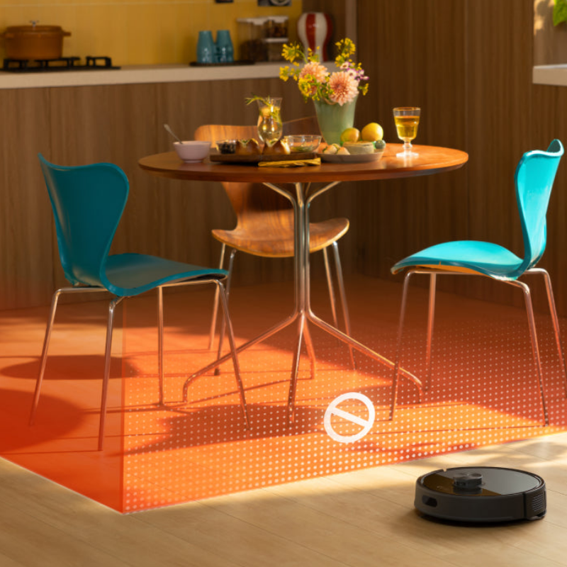 Aspirator robot Roborock Q7 TF+, 10000 Pa, 150 min, Cartografiere 3D inteligenta, Uscat/umed, Comenzi vocale, Programare, Memorie, PreciSense® LiDAR, Negru